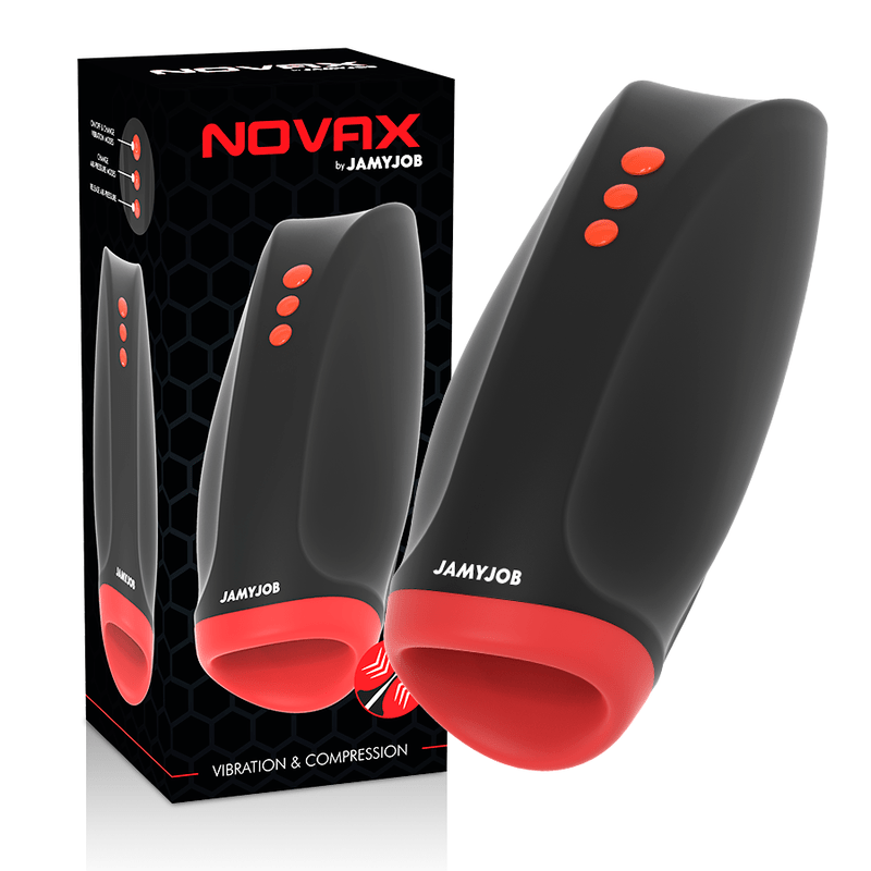 JAMYJOB - MASTURBADOR NOVAX COM VIBRAO E COMPRESSO - Toys "n" Us