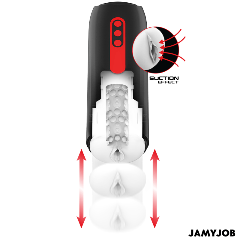 JAMYJOB - PHANTOM AUTOMATIC VAGINA MASTURBATOR 5 SUCTION AND THRUST MODES - Toys "n" Us