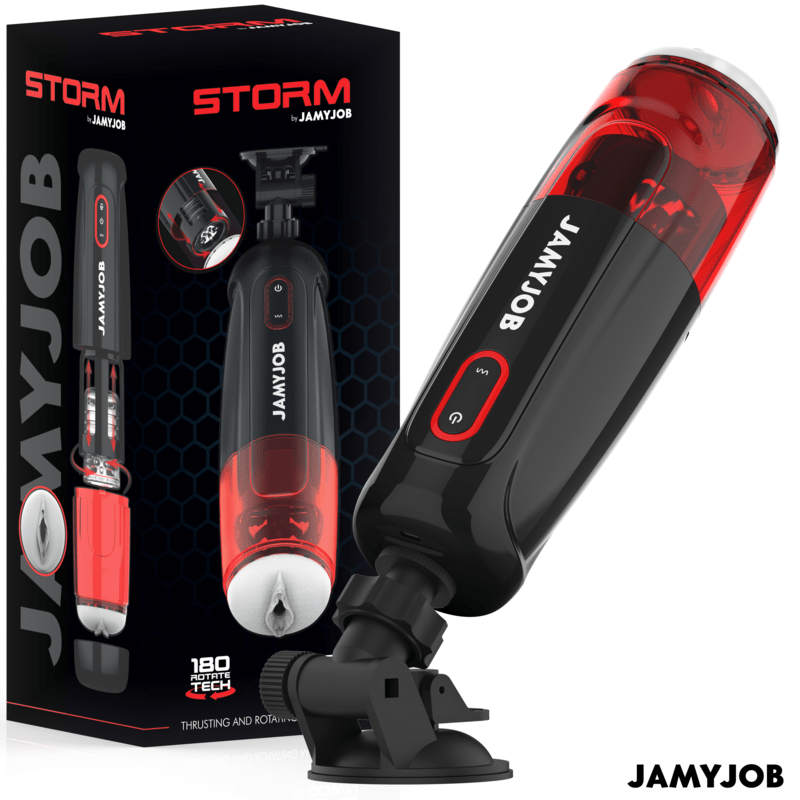 JAMYJOB - STORM AUTOMATIC VAGINA MASTURBATOR 10 ROTATION AND THRUST MODES - Toys "n" Us