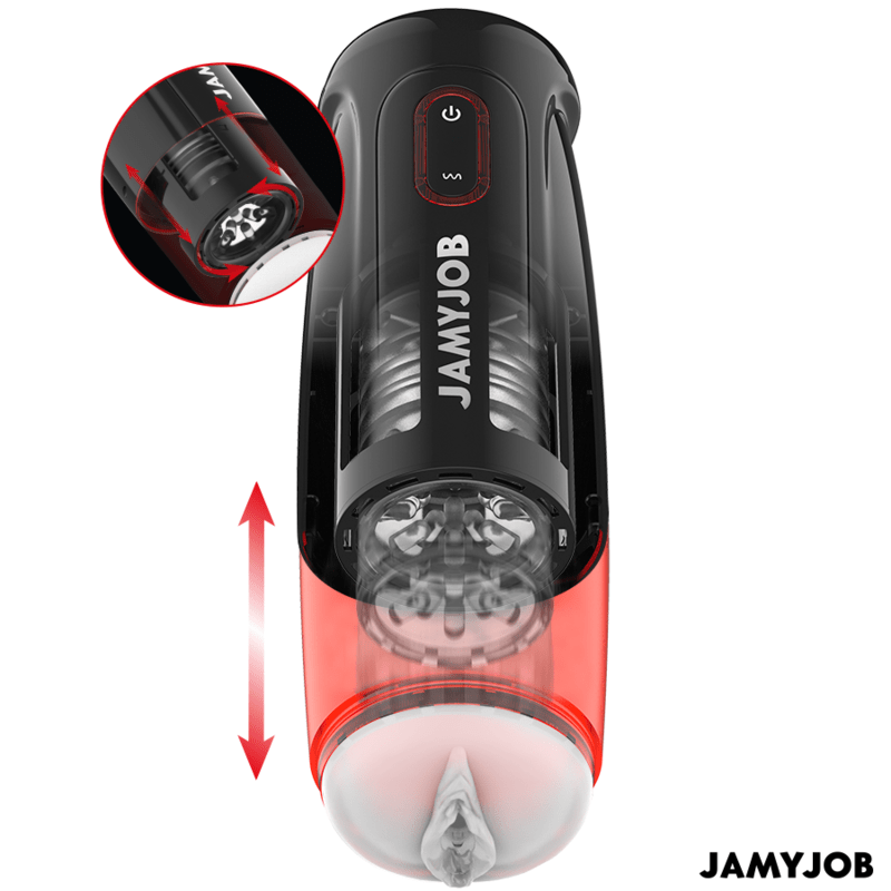 JAMYJOB - STORM AUTOMATIC VAGINA MASTURBATOR 10 ROTATION AND THRUST MODES - Toys "n" Us