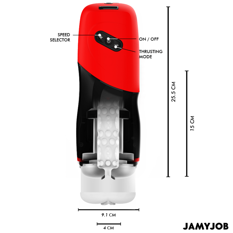 JAMYJOB - XPEED AUTOMATIC VAGINA MASTURBATOR 5 THRUSTING MODES AND SOUND EFFECT - Toys "n" Us
