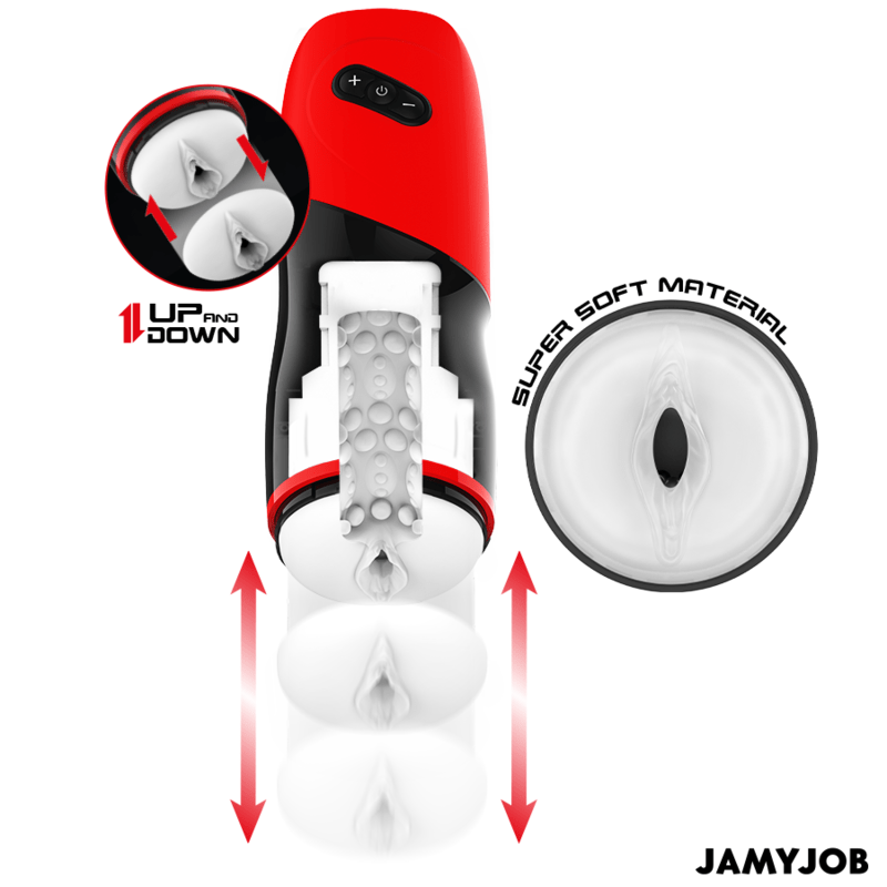 JAMYJOB - XPEED AUTOMATIC VAGINA MASTURBATOR 5 THRUSTING MODES AND SOUND EFFECT - Toys "n" Us