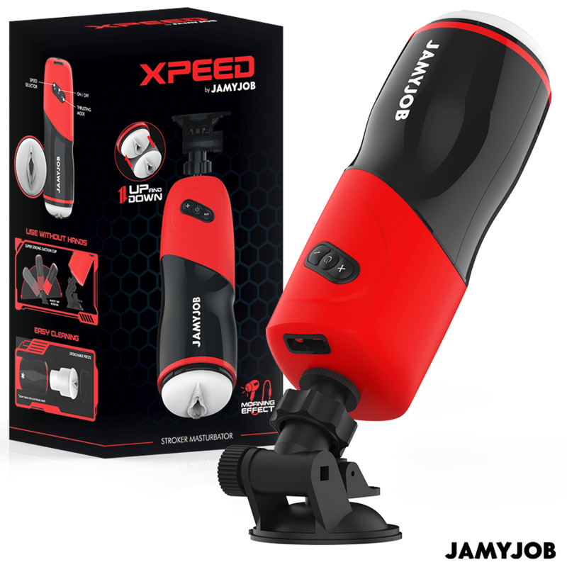 JAMYJOB - XPEED AUTOMATIC VAGINA MASTURBATOR 5 THRUSTING MODES AND SOUND EFFECT - Toys "n" Us