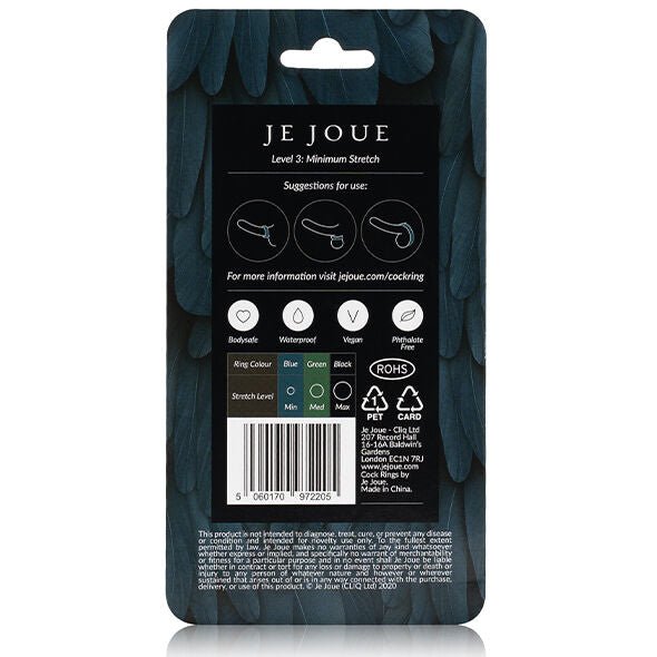 JE JOUE - ANEL DE SILICONE AZUL ESTRANGULAMENTO MÍNIMO - Toys "n" Us