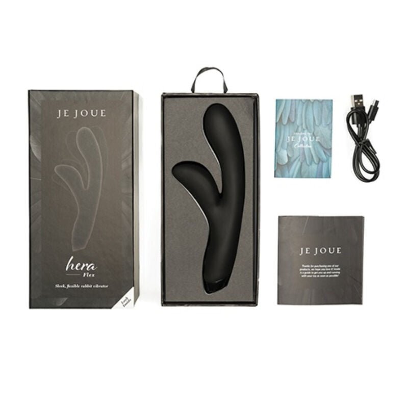JE JOUE - VIBRADOR HERA FLEX COELHO - PRETO - Toys "n" Us