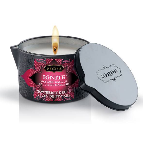 KAMASUTRA - VELA DE MASSAGEM MORANGOS DREAMS 170 GR - Toys "n" Us