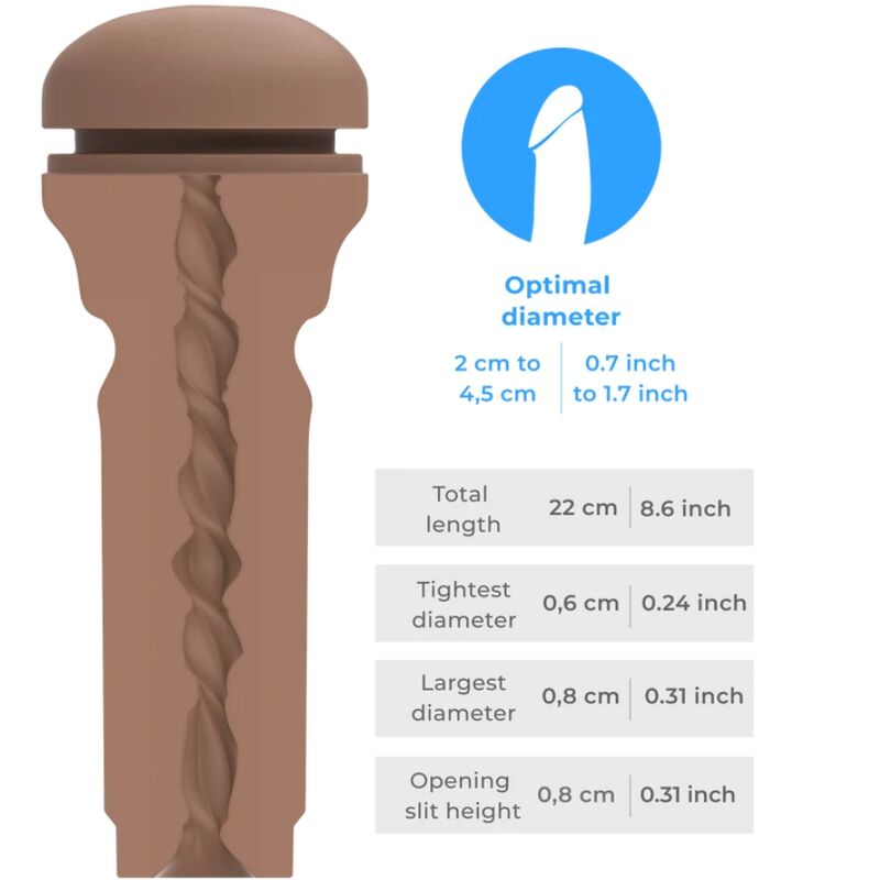KIIROO - FEEL STROKER EXTRA TIGHT BUTT MID BROWN - Toys "n" Us