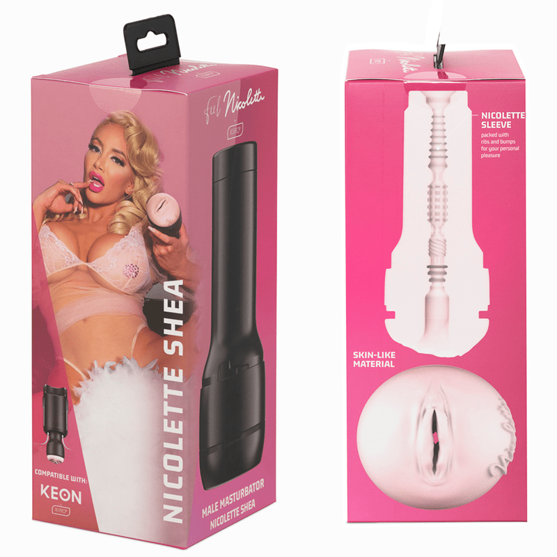 KIIROO - KEON + FEEL NICOLETTE SHEA STROKER + AQUA QUALITY LUBRICANT 50 ML - Toys "n" Us