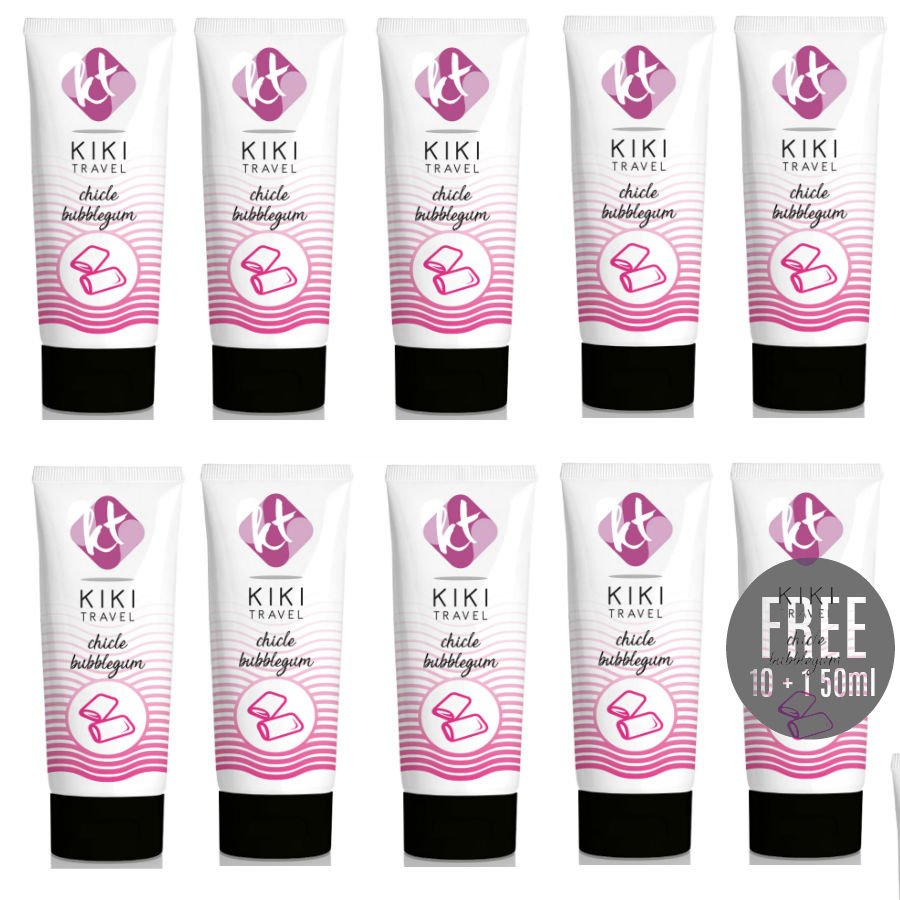 KIKÍ TRAVEL - GUM FLAVOR LUBRICANT 50ML 10 + 1 FREE - Toys "n" Us