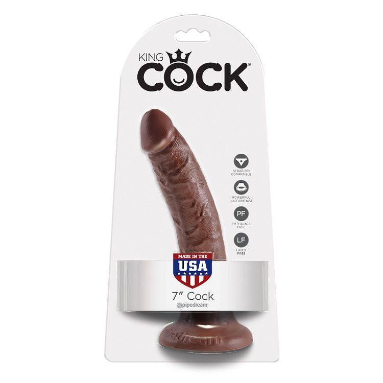 KING COCK - 7 DILDO CHOCOLATE 17.8 CM - Toys "n" Us