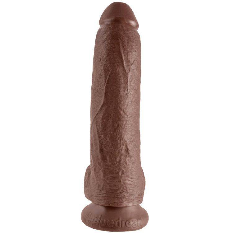 KING COCK - 9 DILDO CASTANHO COM BOLAS 22.9 CM - Toys "n" Us