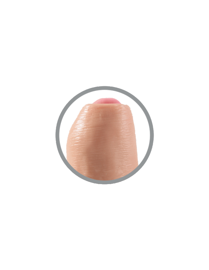 KING COCK - DILDO REALÍSTICO CARNE SEM CORTES 23 CM - Toys "n" Us