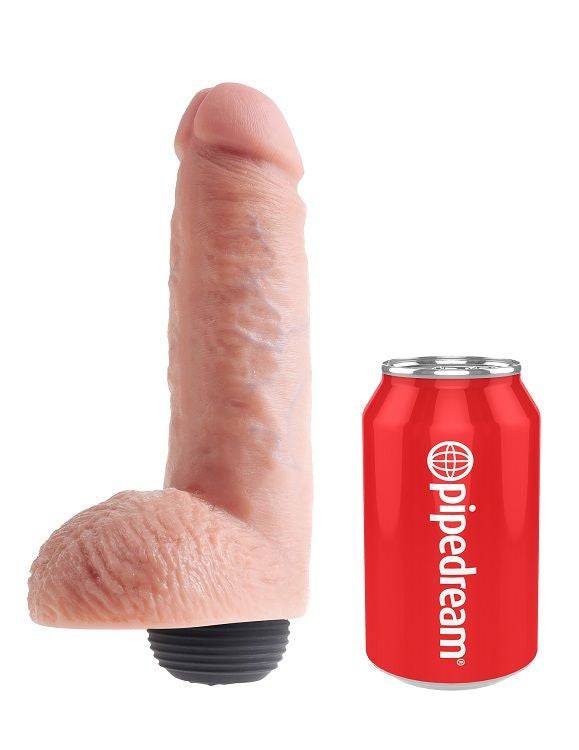 KING COCK - PÊNIS EJACULADOR NATURAL REALISTA 20.32 CM - Toys "n" Us