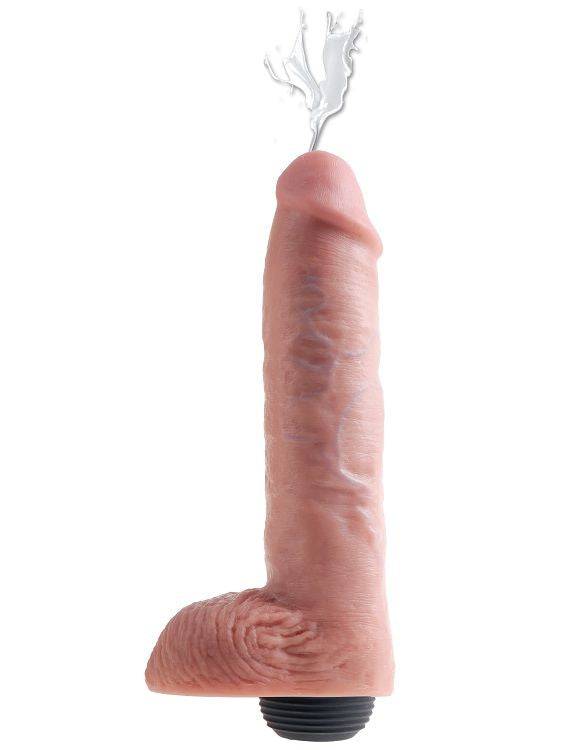 KING COCK - PÊNIS EJACULADOR NATURAL REALISTA 27.94 CM - Toys "n" Us