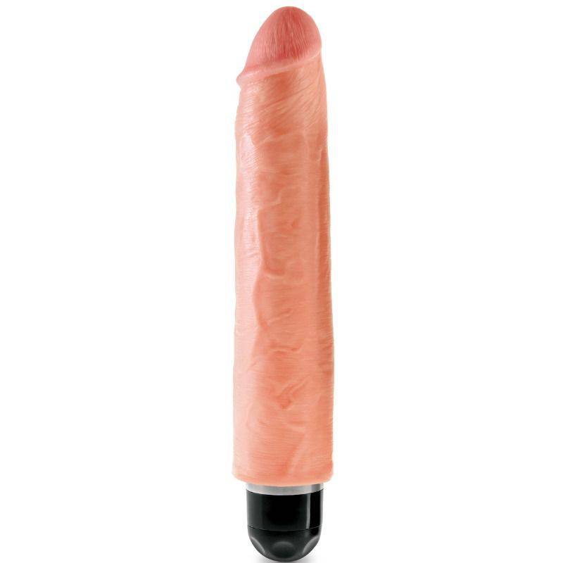 KING COCK - VIBRADOR REALÍSTICO STIFFY 25.4 CM NATURAL - Toys "n" Us