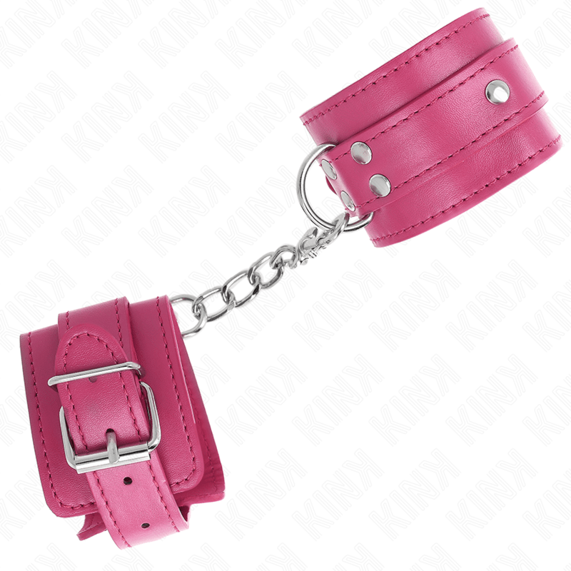KINK - 3 D - RING WRIST RESTRAINTS ADJUSTABLE PINK 17.5 - 25 CM X 6 CM - Toys "n" Us
