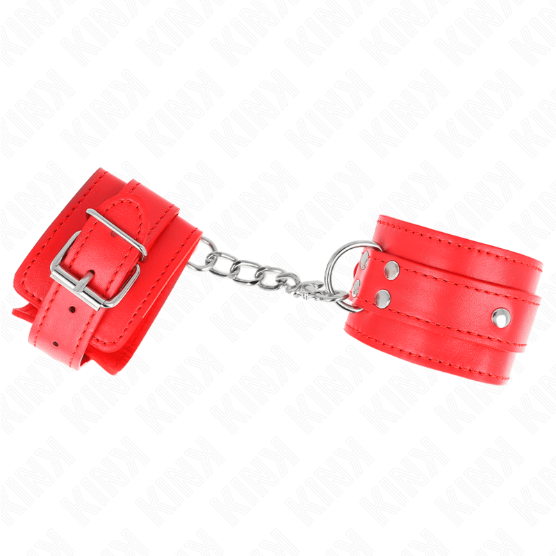 KINK - 3 RETENÇÕES DE PULSO D - RING AJUSTÁVEIS VERMELHO 17,5 - 25 CM X 6 CM - Toys "n" Us