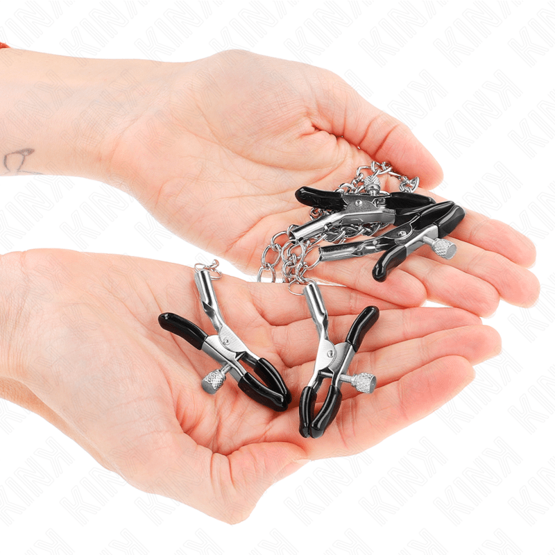 KINK - 4 NIPPLE AND CLIT CLAMPS ADJUSTABLE SILVER - Toys "n" Us