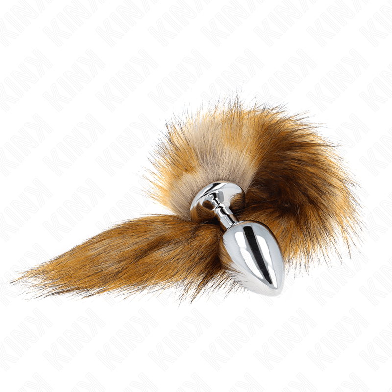 KINK - ANAL PLUG SIZE L 10 X 4 CM WITH SYNTHETIC TAIL 40 CM BROWN - Toys "n" Us