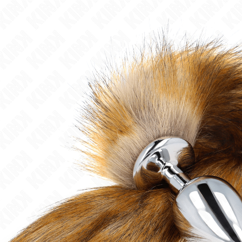 KINK - ANAL PLUG SIZE L 10 X 4 CM WITH SYNTHETIC TAIL 40 CM BROWN - Toys "n" Us