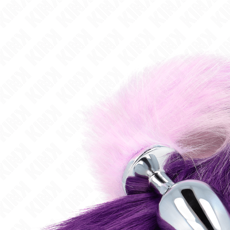 KINK - ANAL PLUG SIZE L 10 X 4 CM WITH SYNTHETIC TAIL 40 CM PURPLE - Toys "n" Us