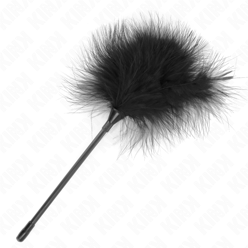KINK - BLACK TICKLE FEATHERS USED FOR THE BONDAGE KIT 27 CM - Toys "n" Us