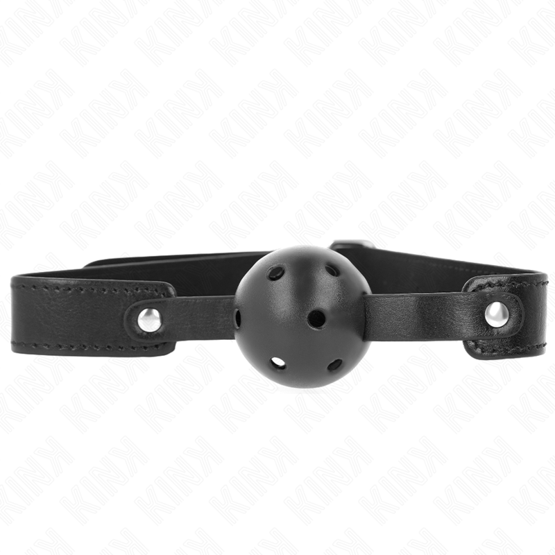 KINK - BOLA RESPIRÁVEL PRETA 4,5 CM MORDAÇA 65 x 2,5 CM - Toys "n" Us