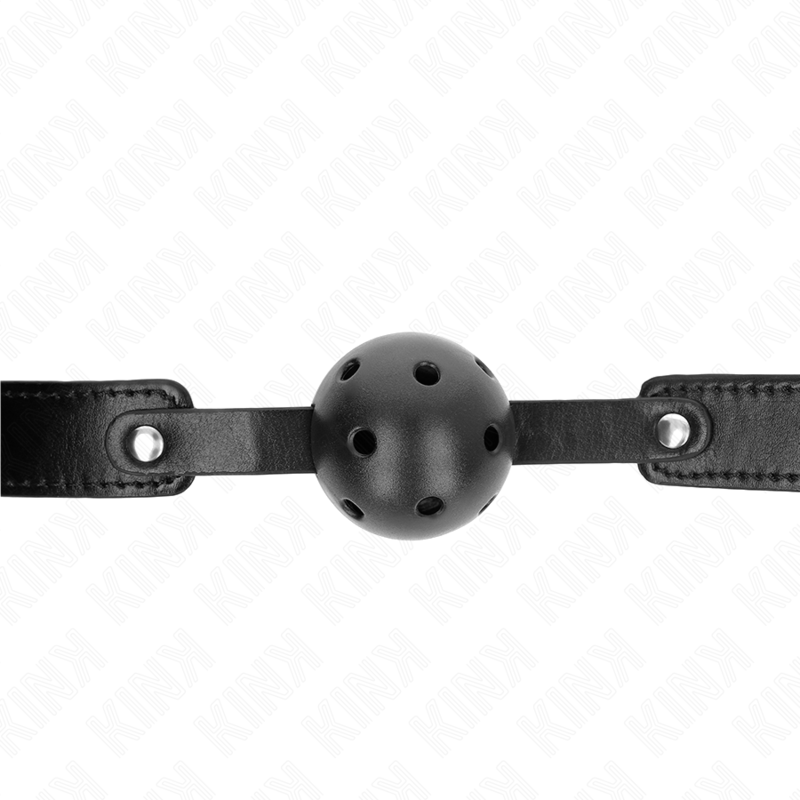 KINK - BOLA RESPIRÁVEL PRETA 4,5 CM MORDAÇA 65 x 2,5 CM - Toys "n" Us