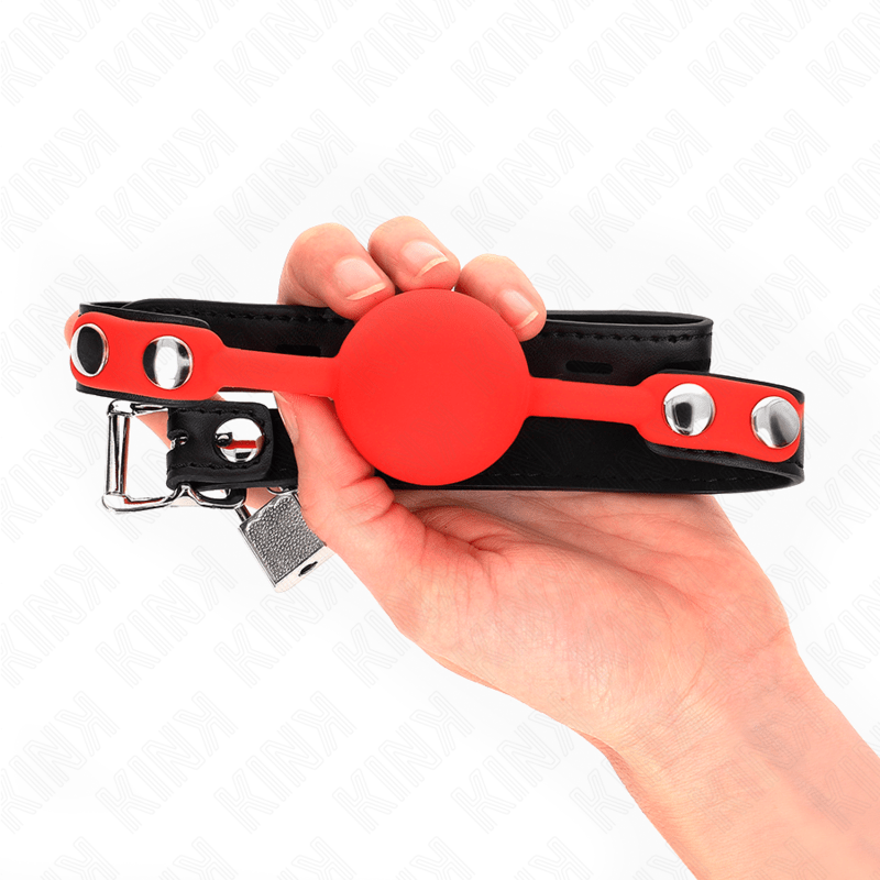 KINK - BOLA SILICONE MORDAÇA 4 CM COM FECHADURA 60 x 2 CM - Toys "n" Us