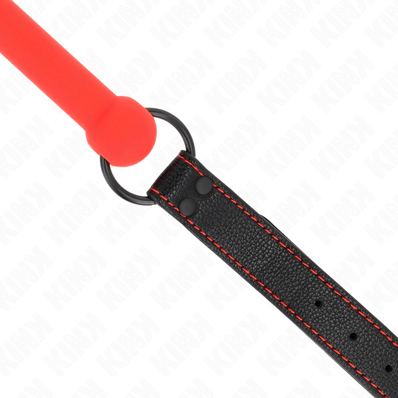 KINK - BONE GAG WITH LEATHERETTE STRAP RED ADJUSTABLE 41 - 57 CM - Toys "n" Us