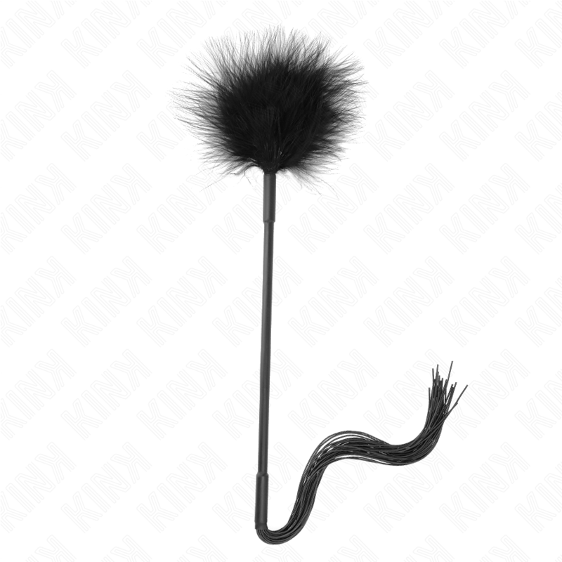 KINK - CHICOTE DE SILICONE COM PENAS PARA CÓCEGAS 47 CM - Toys "n" Us