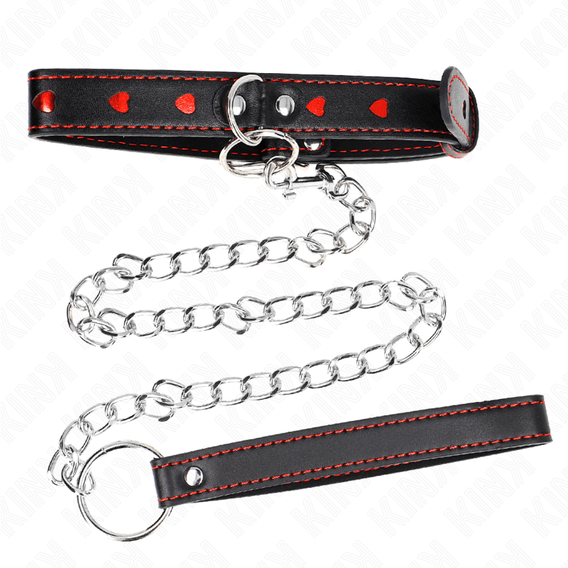 KINK - COLAR COM ALÇA 65 CM DETALHES CORAÇÃO 52,5 X 2,5 CM - Toys "n" Us