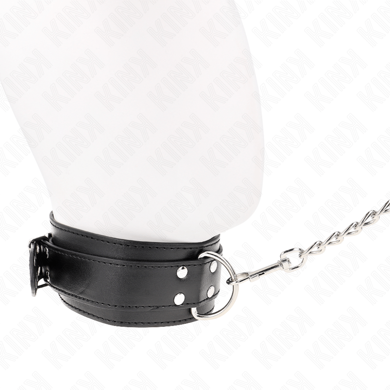 KINK - COLAR COM ALÇA 65 CM FIVELAS PRATA AJUSTÁVEIS 33 - 46 CM X 5,5 CM - Toys "n" Us