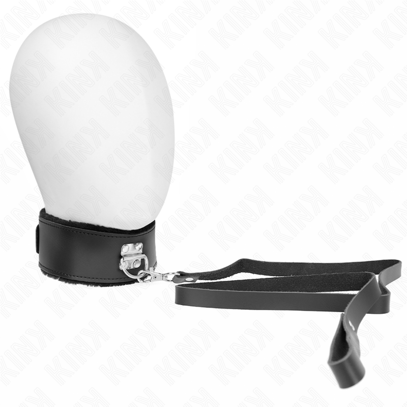 KINK - COLAR COM CINTO 116 CM COM ALÇA DE COURO PRETA AJUSTÁVEL 40 - 48 CM X 6 CM - Toys "n" Us