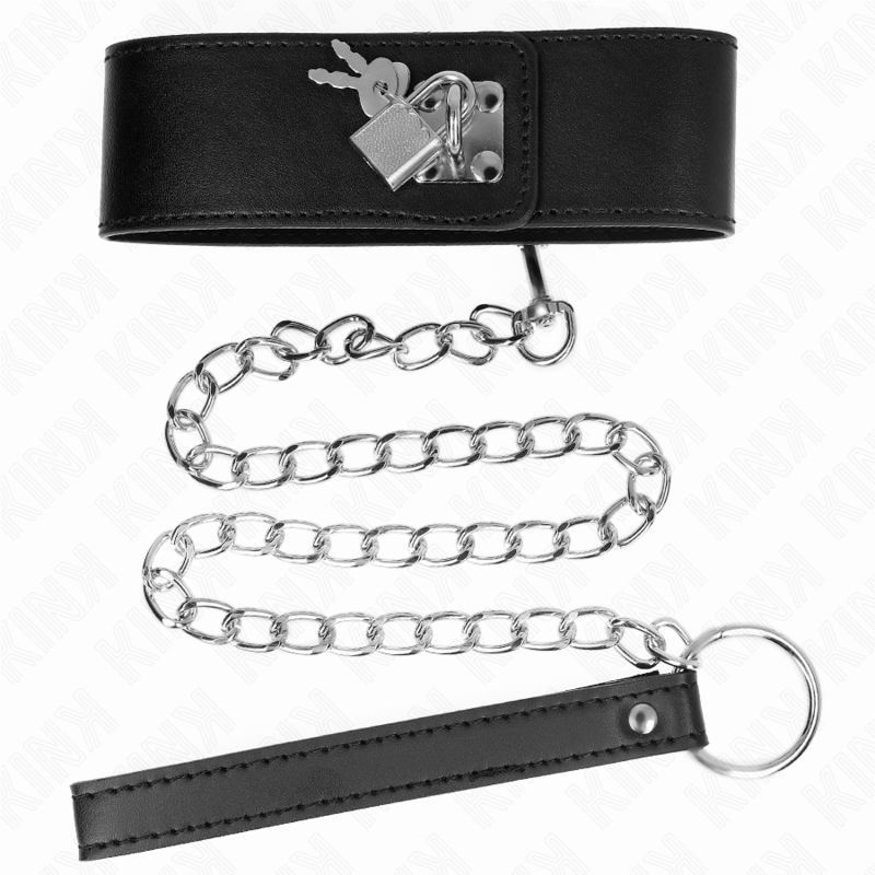 KINK - COLAR COM CINTO 65 CM COM ALÇA LARGA PRETA AJUSTÁVEL 33,5 - 41 CM X 5 CM - Toys "n" Us