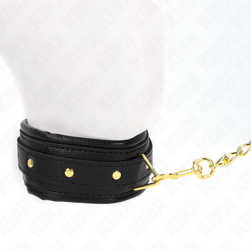 KINK - COLAR COM ESPONJA ALÇA DE IMITAÇÃO DE COURO MODELO 1 AJUSTÁVEL 37 - 54 CM X 3 CM - Toys "n" Us