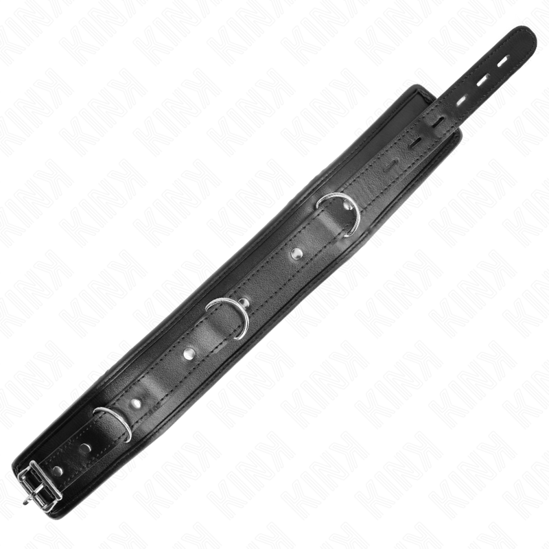 KINK - COLAR COM ESPONJA ALÇA DE IMITAÇÃO DE COURO MODELO 3 AJUSTÁVEL 37 - 54 CM X 3 CM - Toys "n" Us