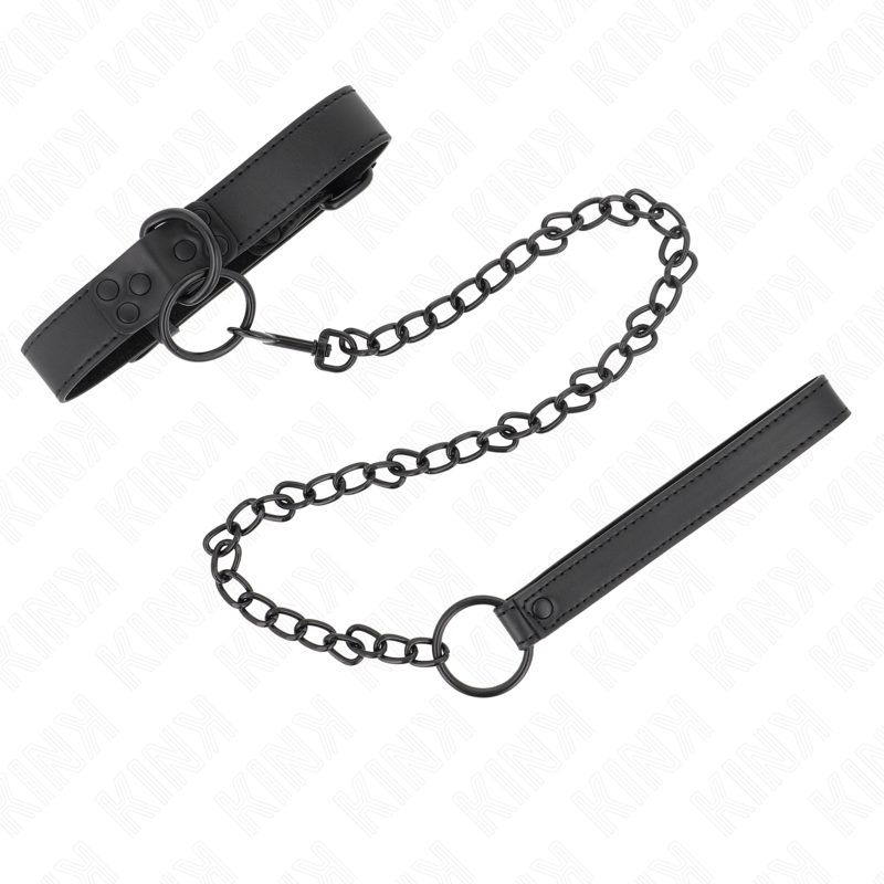 KINK - COLAR COM TRELA ESCURA 65 CM AJUSTÁVEL 37 - 54 CM X 3 CM - Toys "n" Us