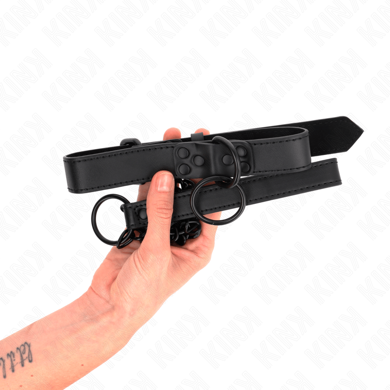 KINK - COLAR COM TRELA ESCURA 65 CM AJUSTÁVEL 37 - 54 CM X 3 CM - Toys "n" Us