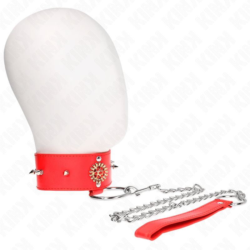 KINK - COLAR DE DIAMANTE VERMELHO COM CINTO 65 CM AJDUSTÁVEL 35 - 51 CM X 7 CM - Toys "n" Us