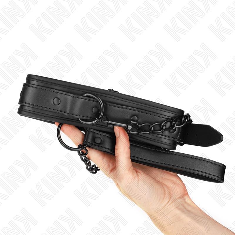 KINK - COLAR DE NEOPRENE BONDAGE MODELO 2 COM CINTO 78 CM AJUSTÁVEL 37,5 X 49,5 CM - Toys "n" Us