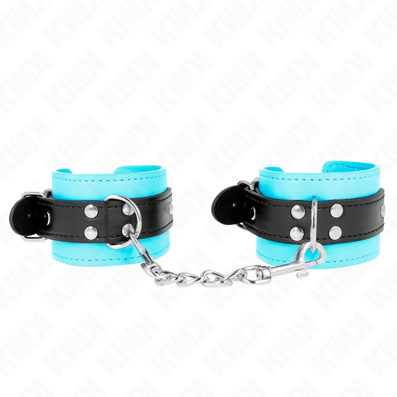KINK - GANCHO DE PULSO FORRO DE PELE AZUL AJUSTÁVEL 20 - 28 CM X 5,5 CM - Toys "n" Us