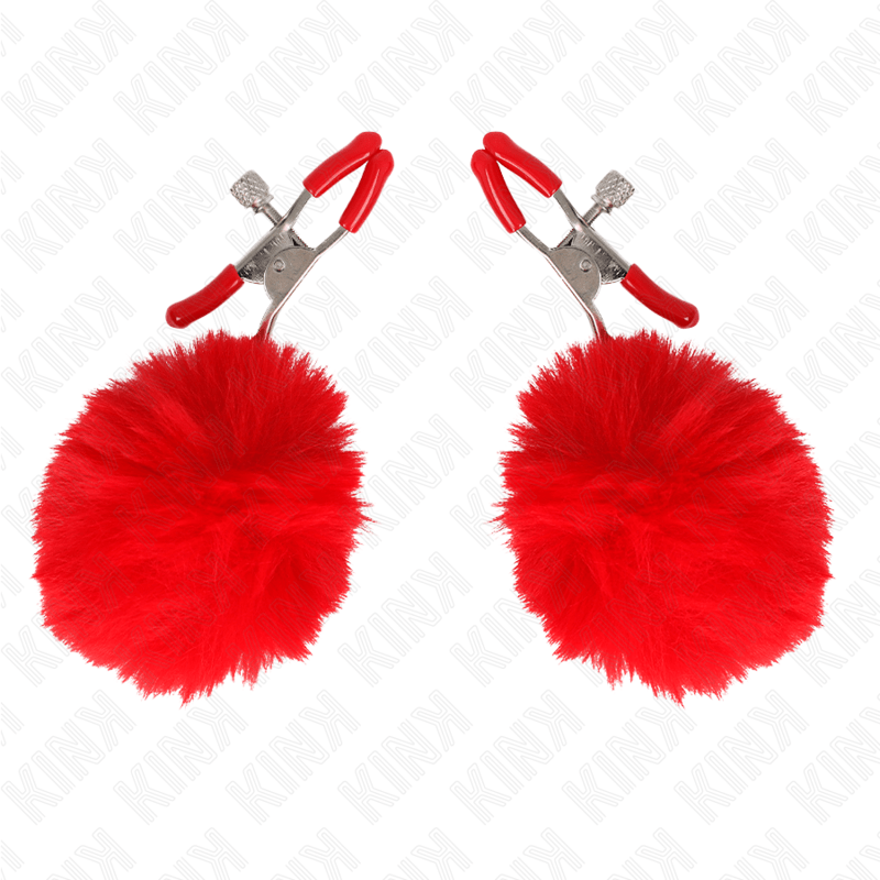 KINK - GRAMPO DE BOLA DE PELE FALSA VERMELHO 6 CM - Toys "n" Us
