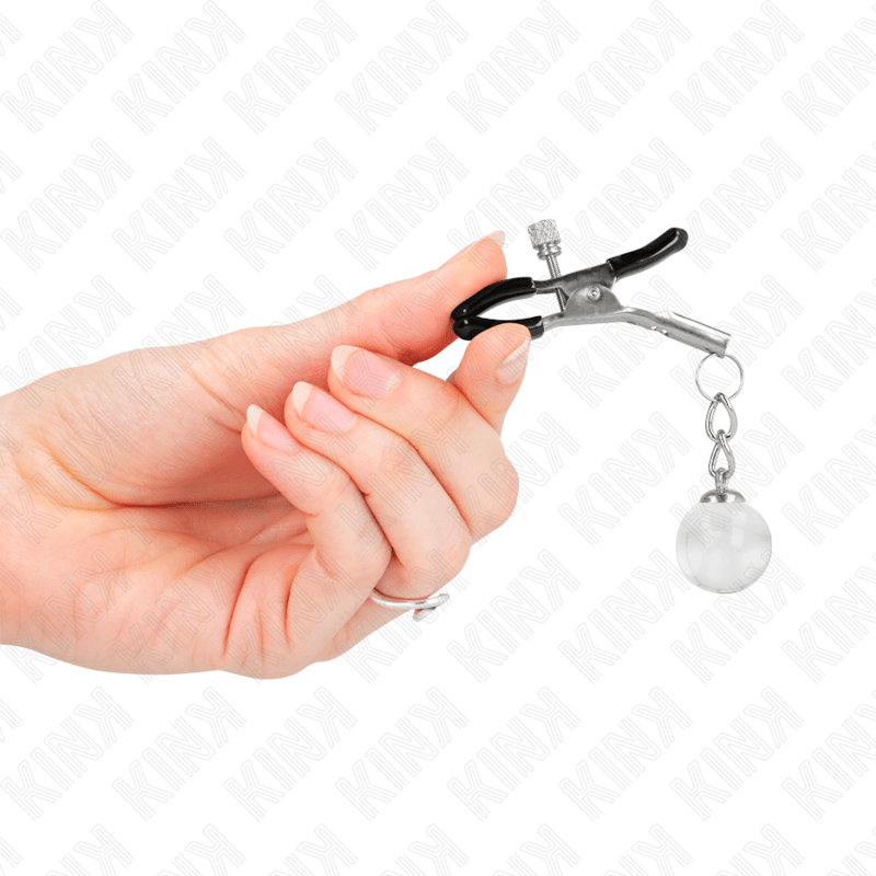 KINK - GRAMPOS DE BICO DE VIDRO PRATA 6 CM - Toys "n" Us