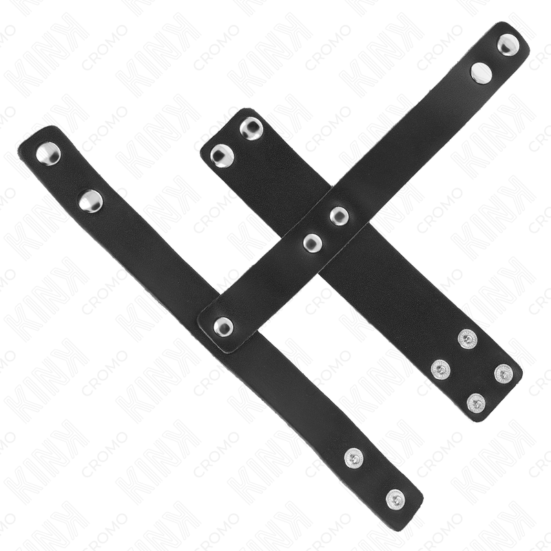KINK - LEATHER PENIS CAGE RING WITH ADJUSTABLE BALL DIVIDER - Toys "n" Us