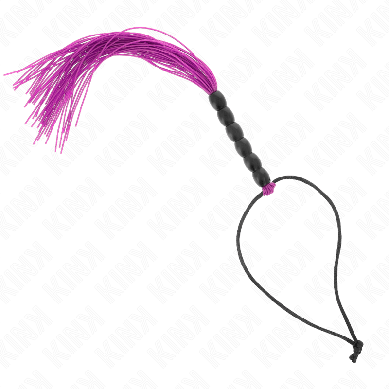 KINK - MINI CHICOTE DE SILICONE COM 6 CONTAS ROXAS 26 CM - Toys "n" Us