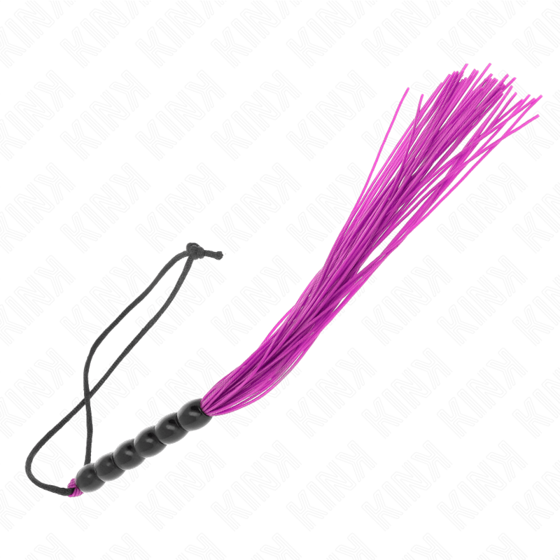 KINK - MINI CHICOTE DE SILICONE COM 6 CONTAS ROXAS 26 CM - Toys "n" Us