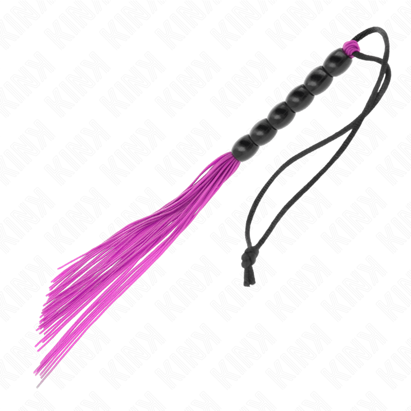 KINK - MINI CHICOTE DE SILICONE COM 6 CONTAS ROXAS 26 CM - Toys "n" Us