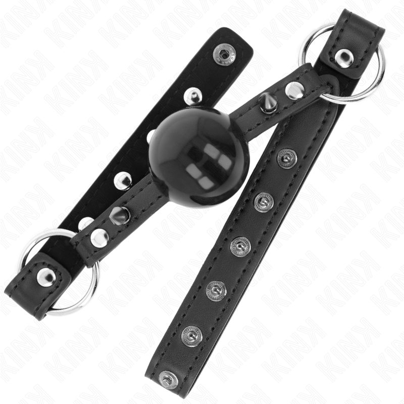 KINK - MORDAÇA BOLA 4 CM COM PONTA REBITE E SNAP LOCK 65 x 2 CM - Toys "n" Us