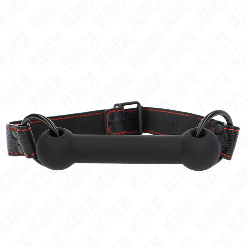 KINK - MORDAÇA DE OSSO COM ALÇA DE COURO PRETA AJUSTÁVEL 41 - 57 CM - Toys "n" Us